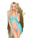 After Sunset - Babydoll & String - Bleu