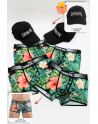 Pack 4 Boxer LM2402-67ARO LOOKME  2 Casquettes Offertes