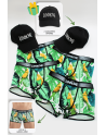 Pack 4 Boxer LM2402-67BIR LOOKME  2 Casquettes Offertes