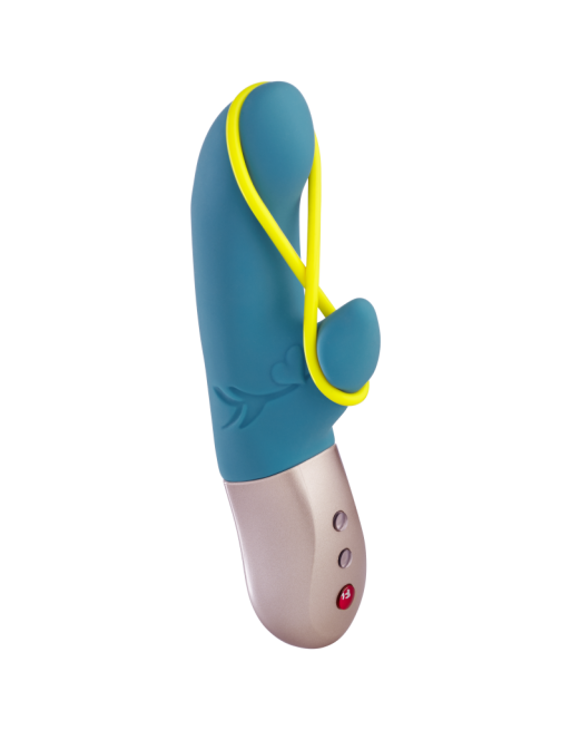 Amorino - Vibromasseur Rabbit - Bleu & Jaune Fluo - Fun Factory Amorino - Vibromasseur Rabbit - Bleu & Jaune Fluo - Fun Factory