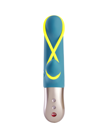 Amorino - Vibromasseur Rabbit -  Bleu & Jaune Fluo - Fun Factory