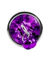 Plug Bijou Aluminium avec Clochettes - Taille S - Violet