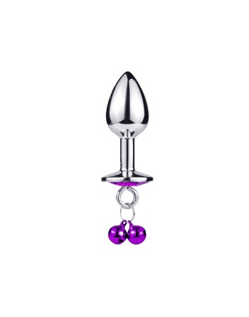 Plug Bijou Aluminium avec Clochettes - Taille S - Violet