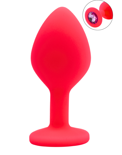 Plug bijou rose Medium Plug bijou rose Medium