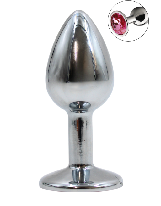Plug bijou en aluminium bijou rose Small