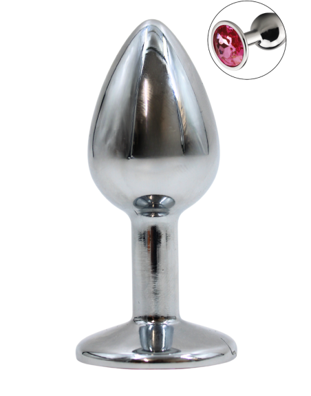 Plug bijou en aluminium bijou rose Small