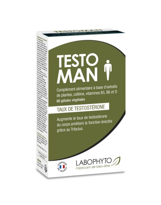 TestoMan Homme - 60 gélules TestoMan Homme - 60 gélules