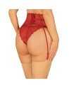 Lonesia porte jarretelles rouge