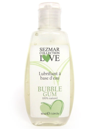 Lubrifiant à Base d'Eau 100 % Naturel - Bubble Gum - 90 ml