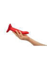Limba Flex M - Dildo pliable - Flashy corail