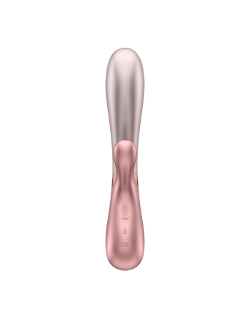 Hot Lover pink Vibromasseur rabbit chauffant Satisfyer 