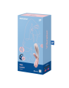 Hot Lover pink Vibromasseur rabbit chauffant Satisfyer 