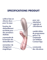 Hot Lover pink Vibromasseur rabbit chauffant Satisfyer 