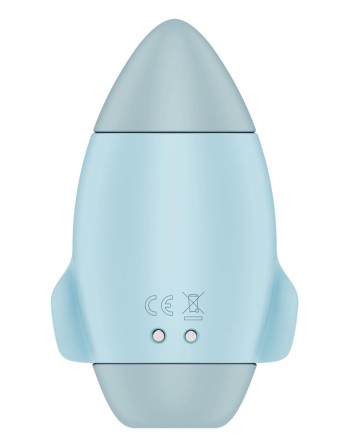 Stimulateur de clitoris violet vibration et air pulsé USB vert Mission control Satisfyer - CC597853